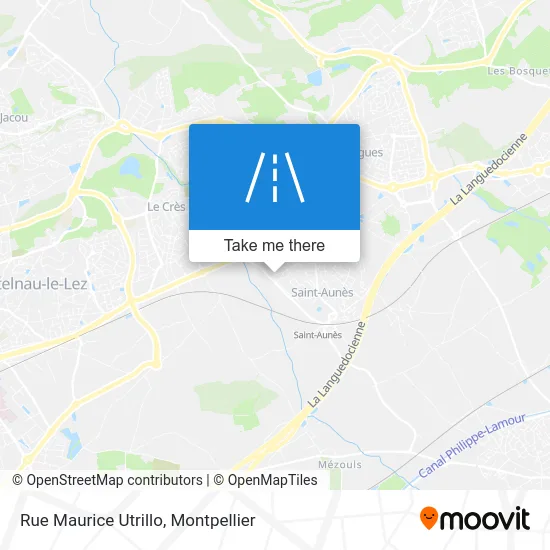 Rue Maurice Utrillo map