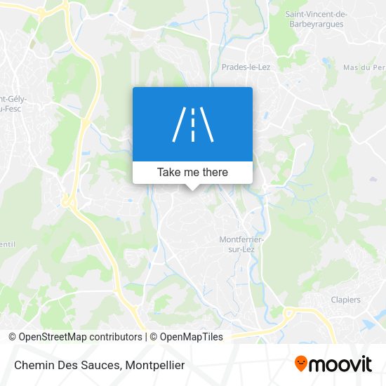 Chemin Des Sauces map