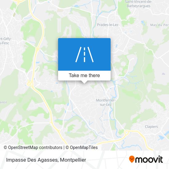 Impasse Des Agasses map
