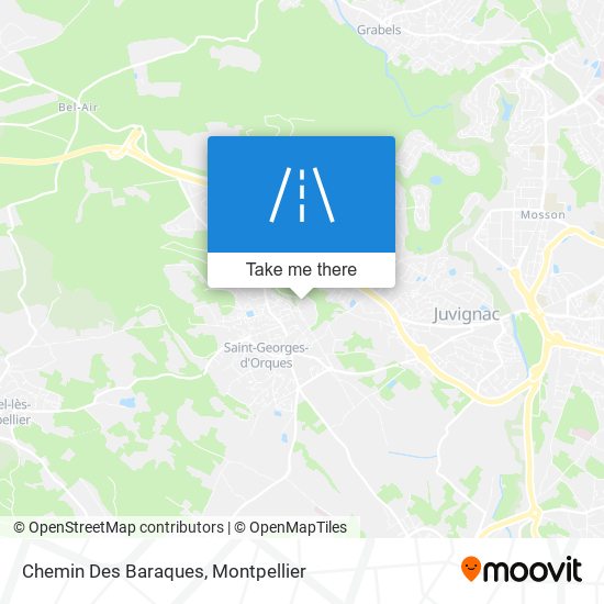 Chemin Des Baraques map