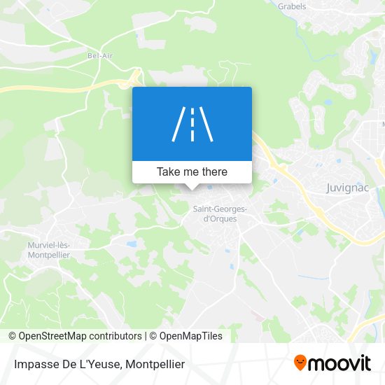 Impasse De L'Yeuse map