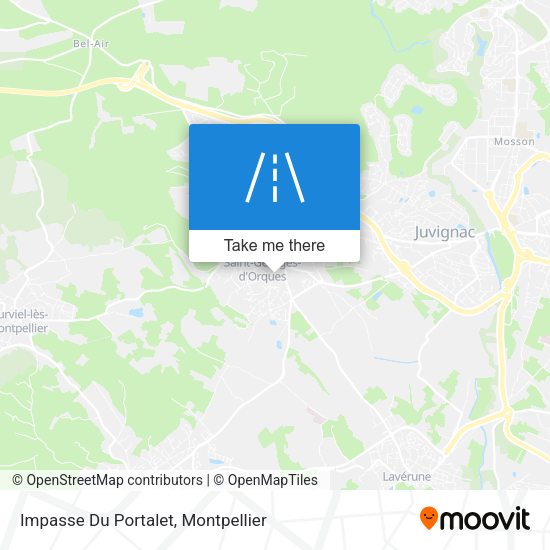 Impasse Du Portalet map