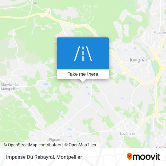 Impasse Du Rebayral map