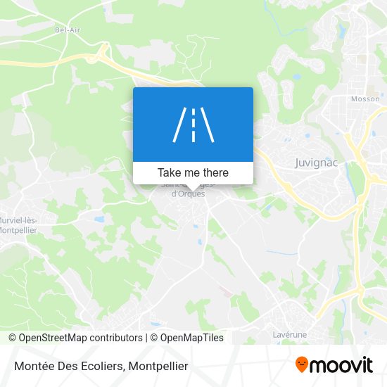 Montée Des Ecoliers map