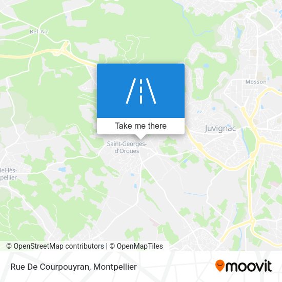 Rue De Courpouyran map
