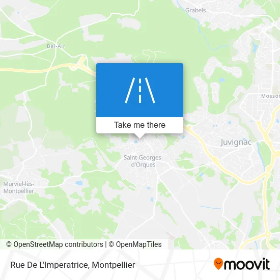 Rue De L'Imperatrice map