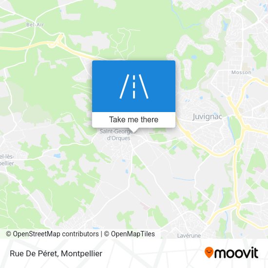 Rue De Péret map