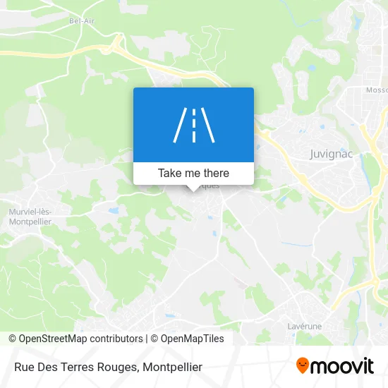 Rue Des Terres Rouges map