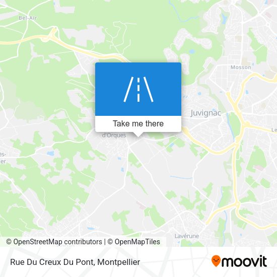 Rue Du Creux Du Pont map