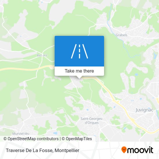 Traverse De La Fosse map