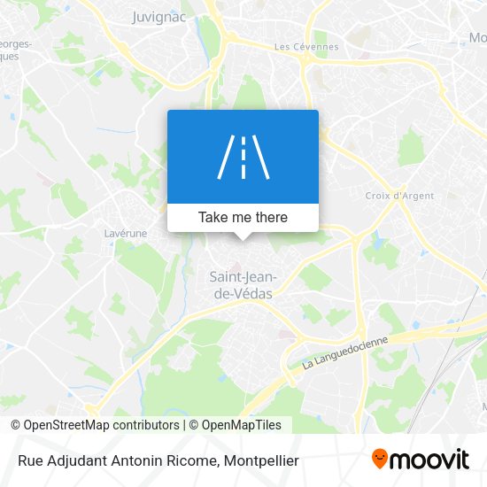 Rue Adjudant Antonin Ricome map