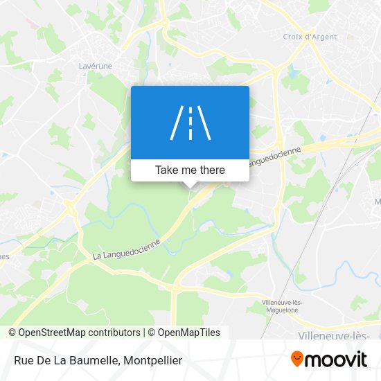 Rue De La Baumelle map
