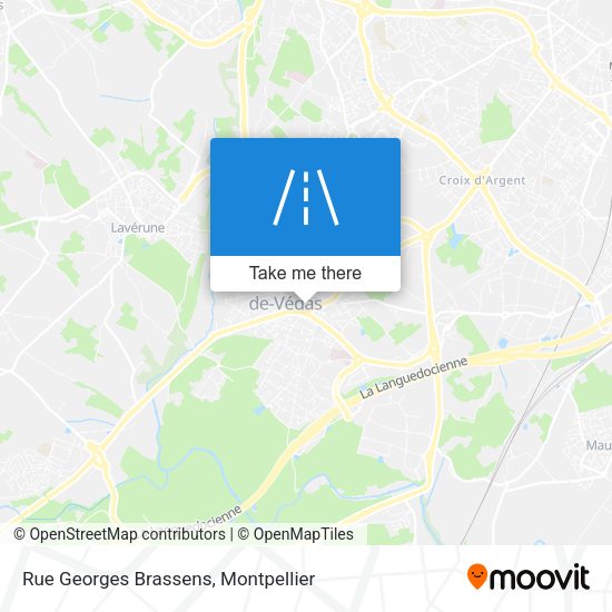 Rue Georges Brassens map