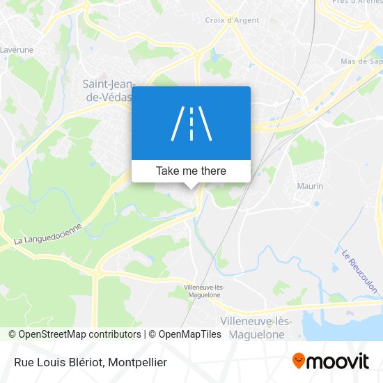 Rue Louis Blériot map