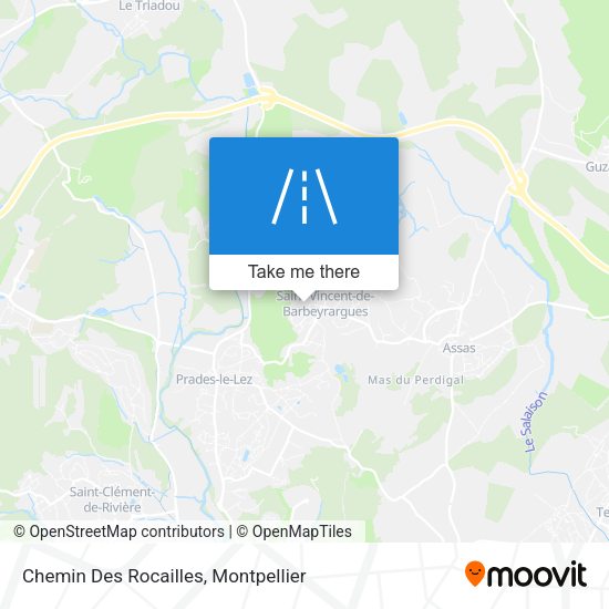 Chemin Des Rocailles map
