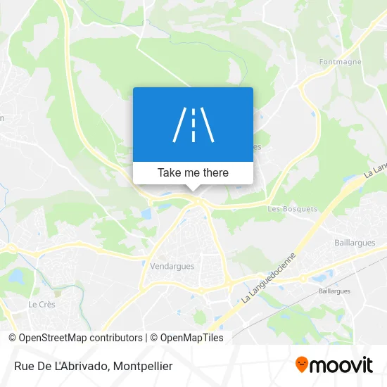 Rue De L'Abrivado map