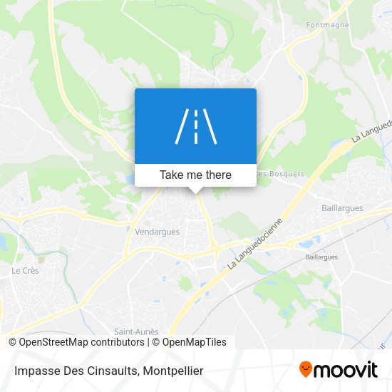 Impasse Des Cinsaults map