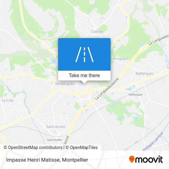 Impasse Henri Matisse map