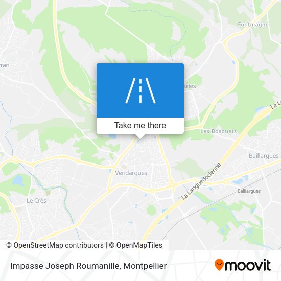 Impasse Joseph Roumanille map