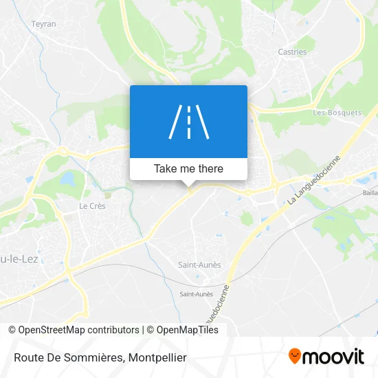 Route De Sommières map