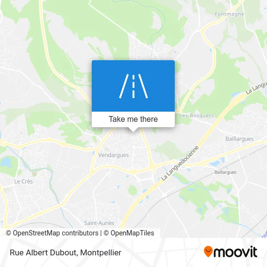 Rue Albert Dubout map