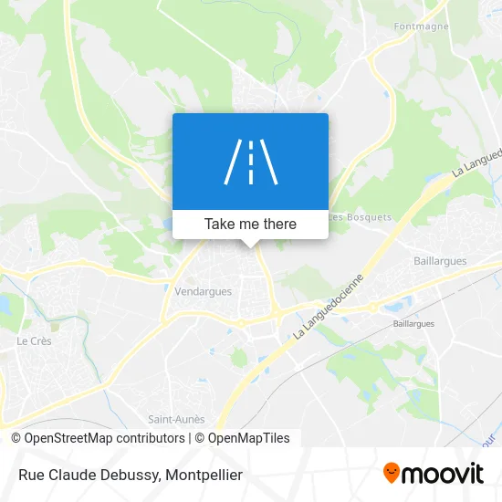 Rue Claude Debussy map