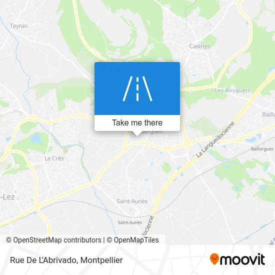 Rue De L'Abrivado map