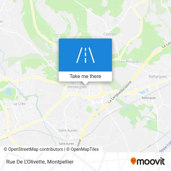 Rue De L'Olivette map