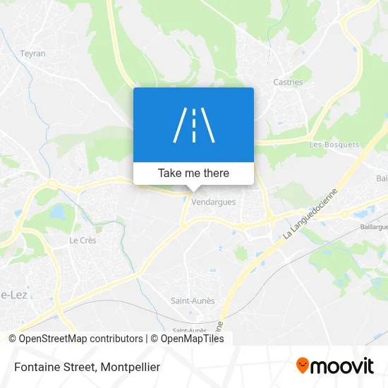 Rue De La Fontaine map