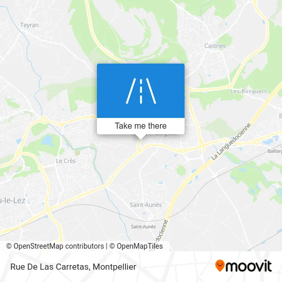 Rue De Las Carretas map