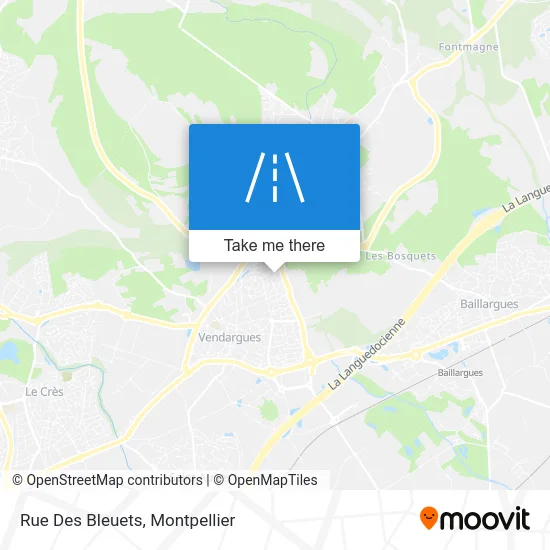 Rue Des Bleuets map