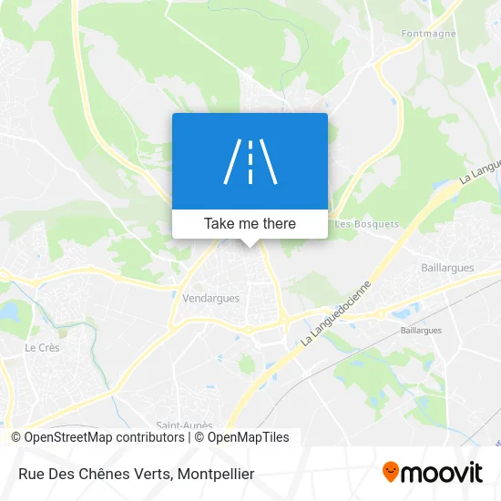 Rue Des Chênes Verts map