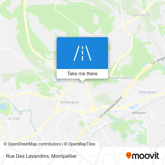 Rue Des Lavandins map