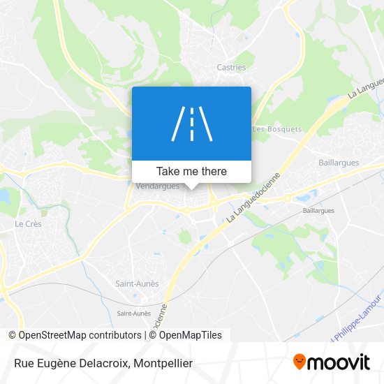 Rue Eugène Delacroix map