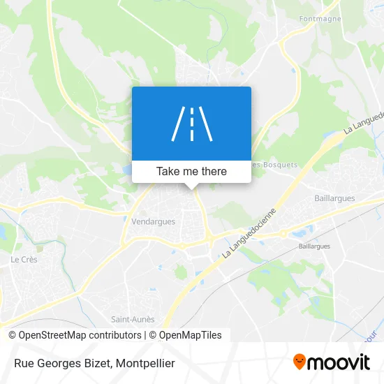 Rue Georges Bizet map