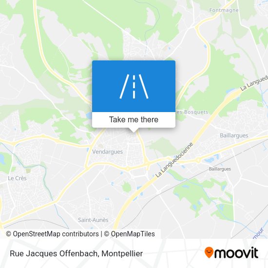 Rue Jacques Offenbach map