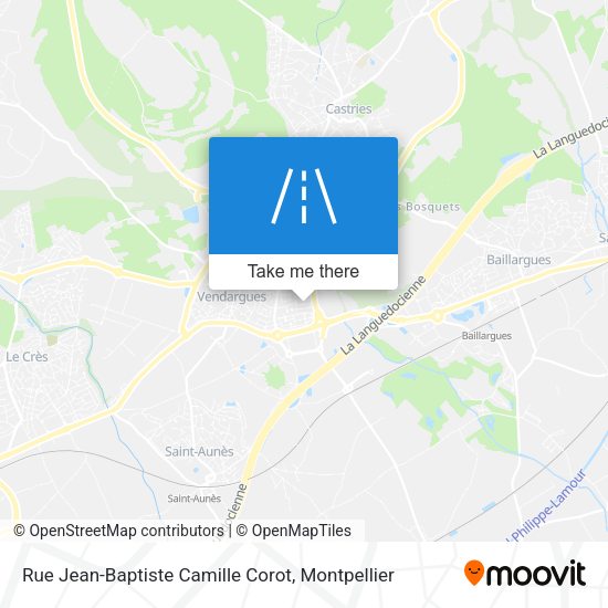 Rue Jean-Baptiste Camille Corot map