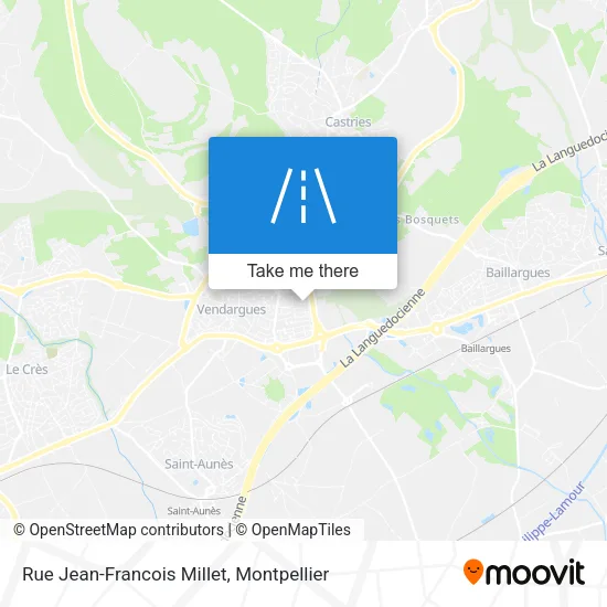 Rue Jean-Francois Millet map