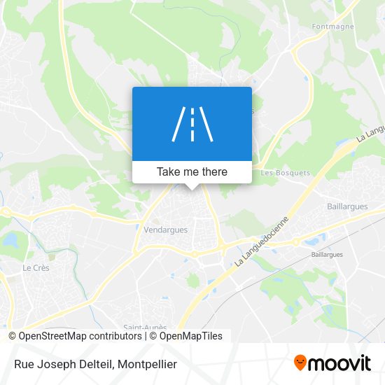 Rue Joseph Delteil map