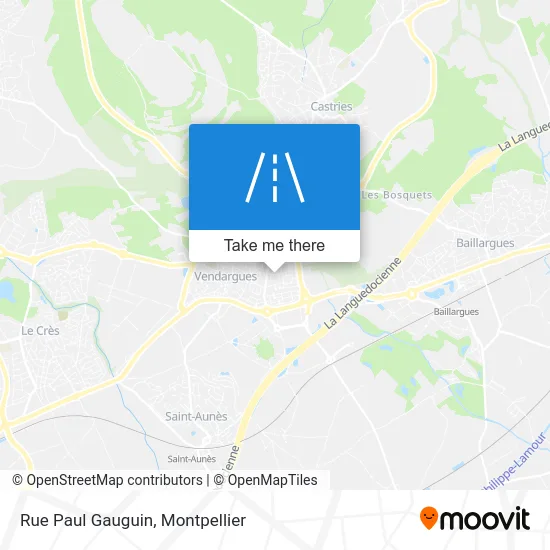 Rue Paul Gauguin map