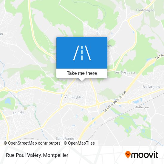 Rue Paul Valéry map