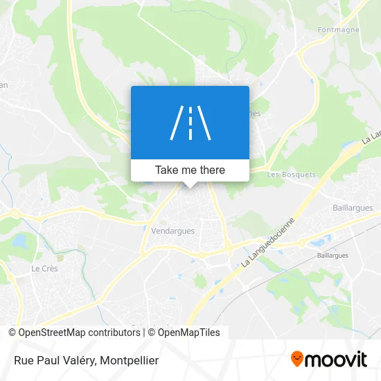 Rue Paul Valéry map