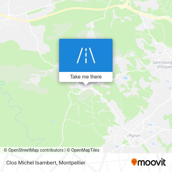 Clos Michel Isambert map