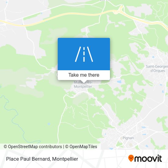 Place Paul Bernard map