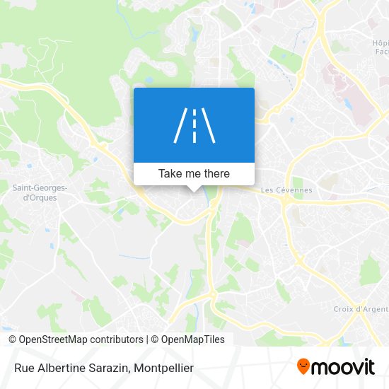 Rue Albertine Sarazin map