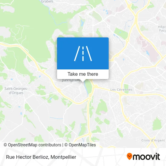 Rue Hector Berlioz map