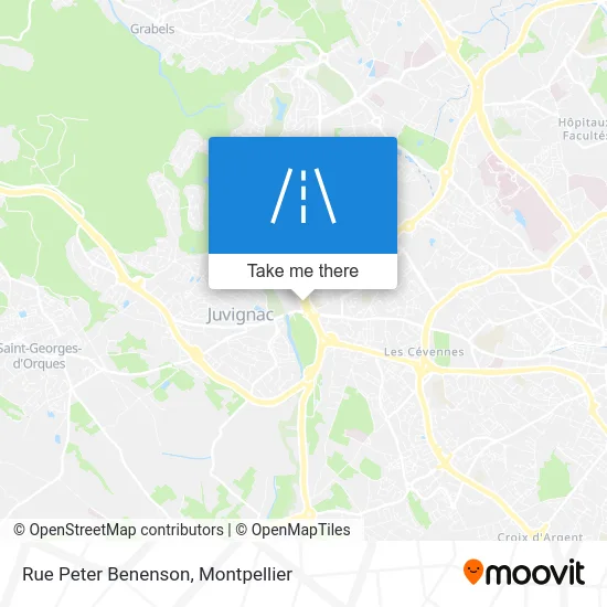 Rue Peter Benenson map