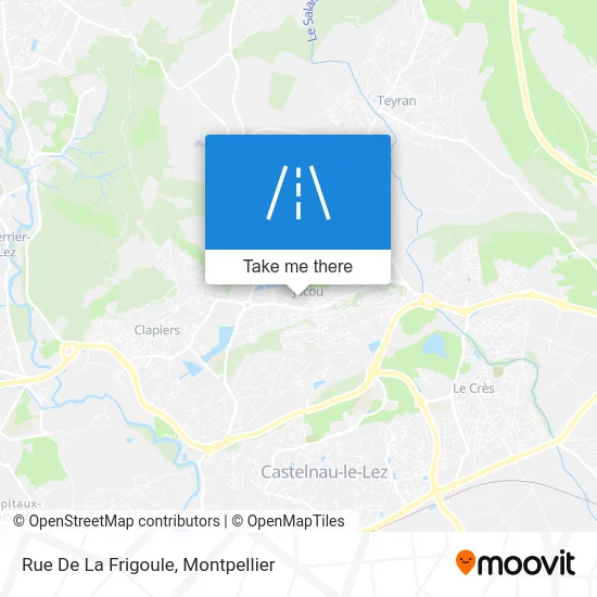 Rue De La Frigoule map