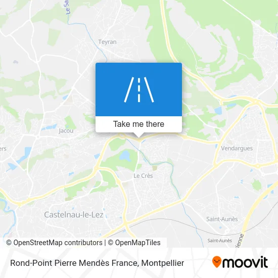 Rond-Point Pierre Mendès France map