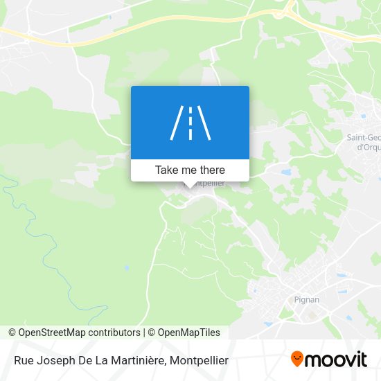 Rue Joseph De La Martinière map